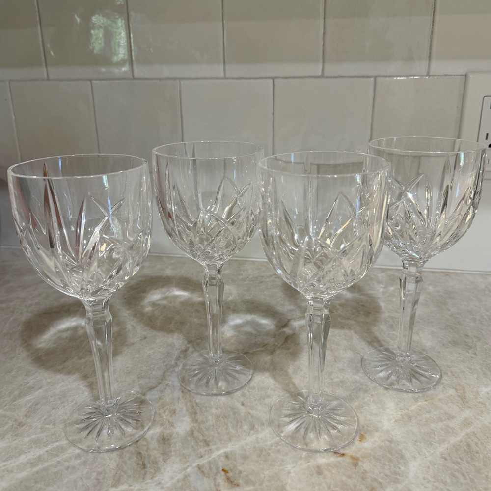 Waterford marquis wine goblets set of 4